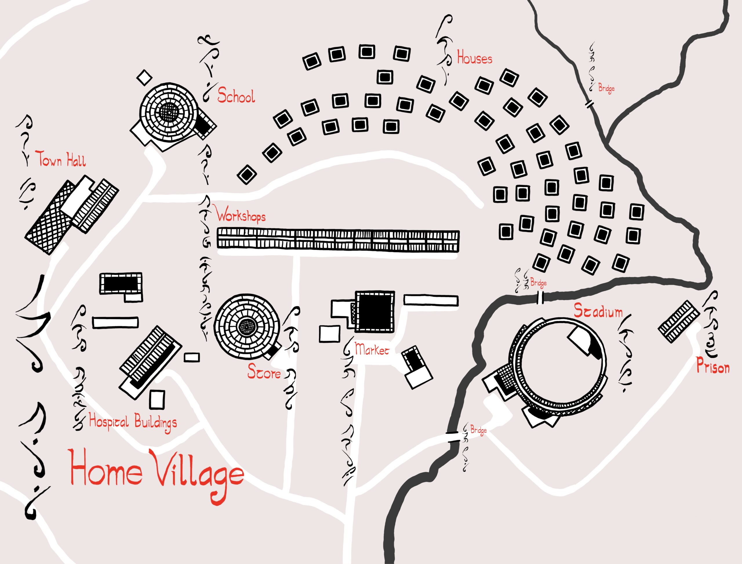 Map of Home Village