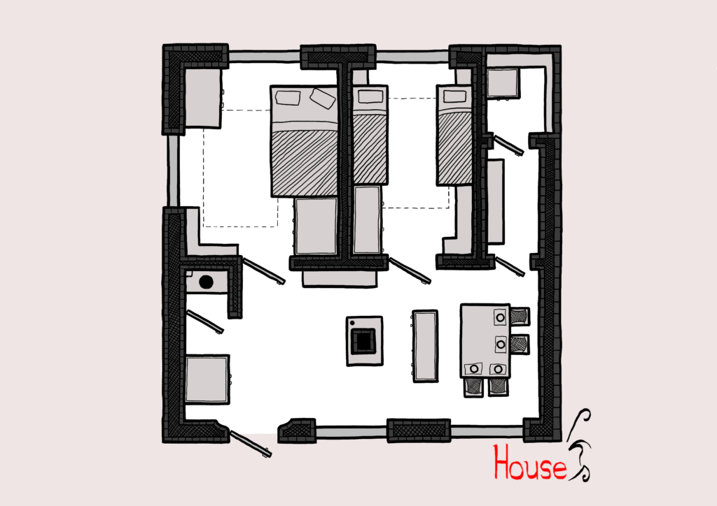 Map of a house